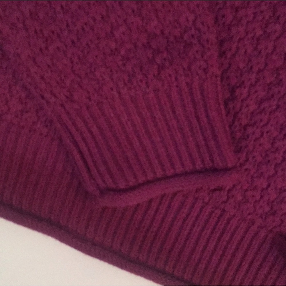 Universal Thread Cable Knit Purple Sweater Size M - image 4